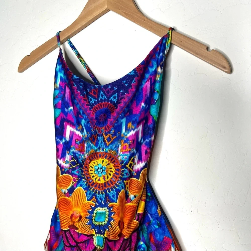 Luli Fama Miami Tribal Beach Be Scene One piece Swim Suit